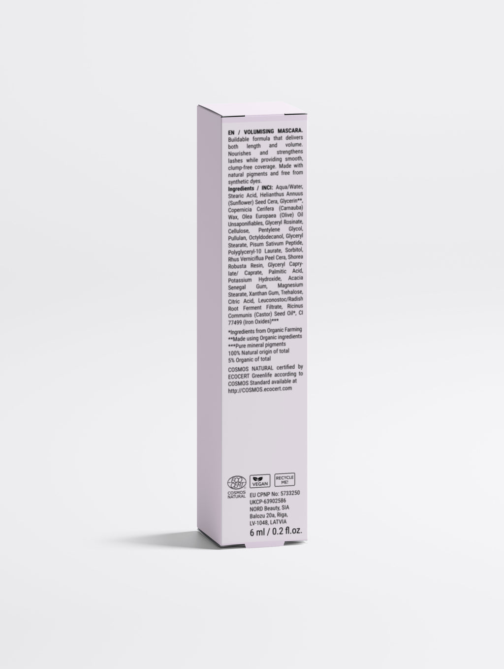 Lengthening & Volumising Mascara