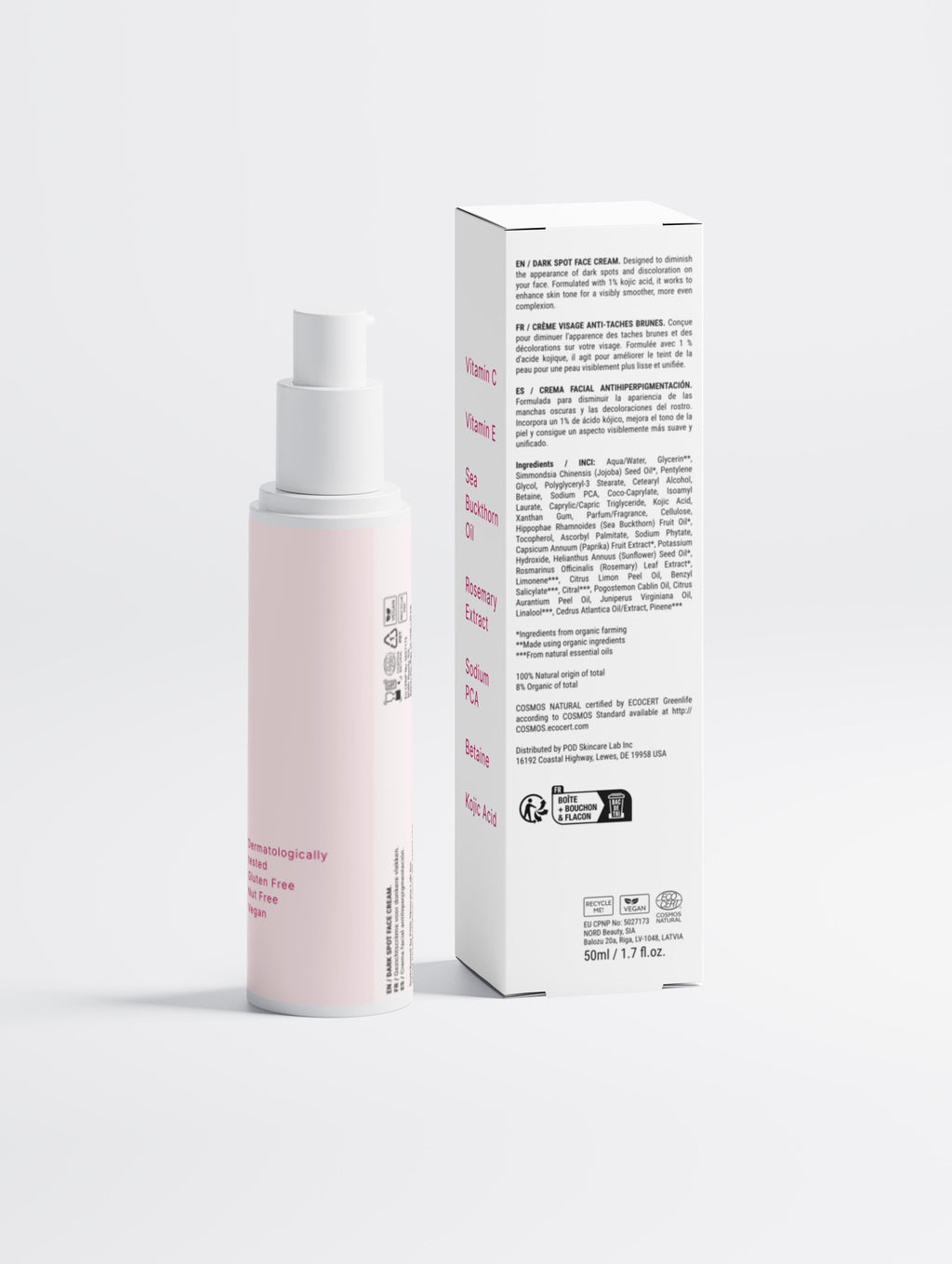 Dark Spot Face Cream with Kojic Acid