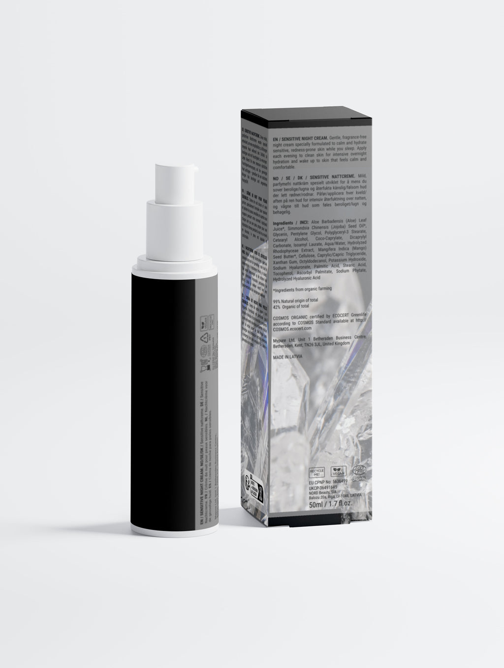 Sensitive Skin Overnight Cream, Fragrance-Free